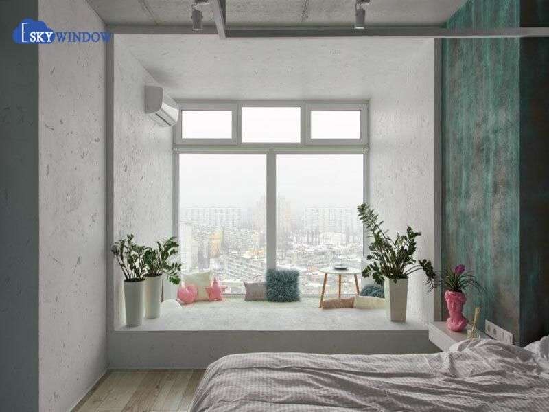 chọn kích thước cửa sổ 2 cánh phù hợp với thiết kế của phòng ngủ