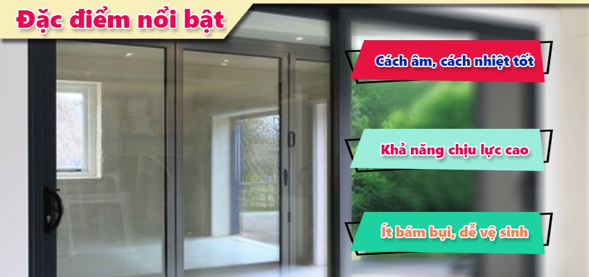 Ưu điểm của cửa đi 2 cánh mở trượt