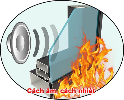 Cửa lùa nhôm Xingfa cách âm, cách nhiệt tốt